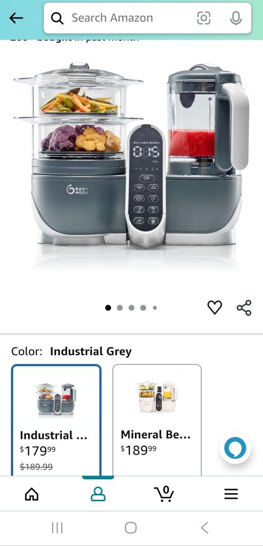 Babymoov Baby Food Maker Duo Meal Station Used Once