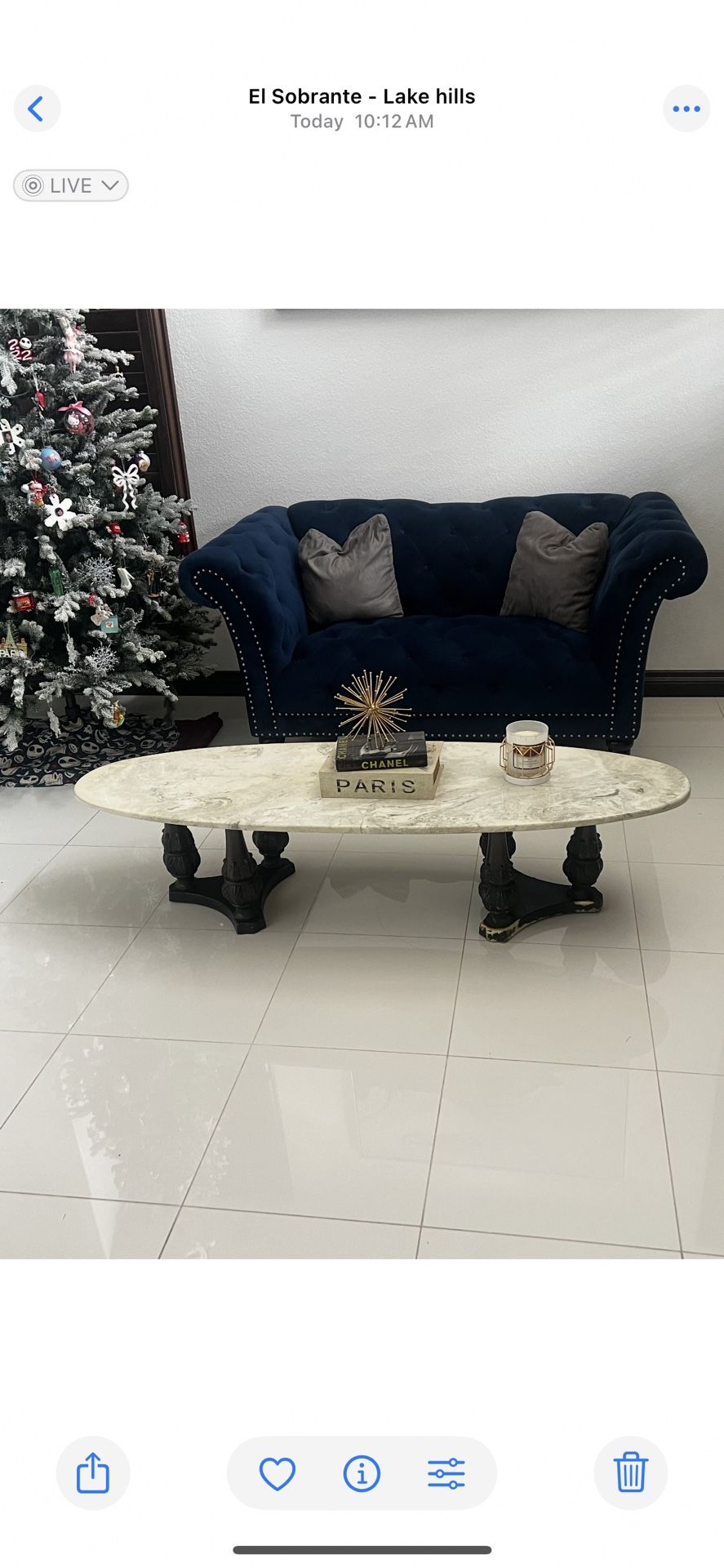 Marble Coffee Table 