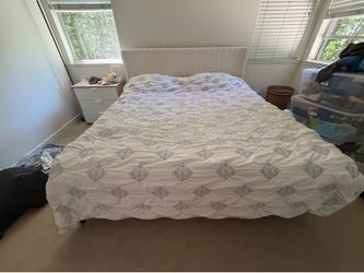 King size bed and mattress