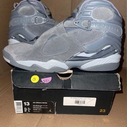 Jordan Retro 8 Cool Grey Size 13 Men Og All New $320 Obo