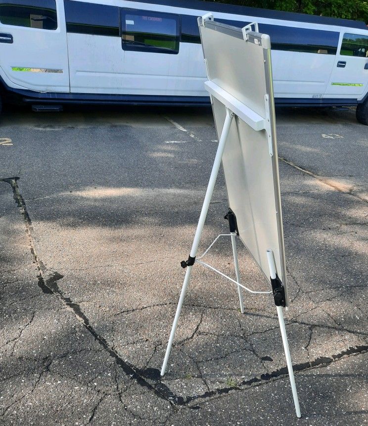 Adjustable height Magnetic whiteboard - $45