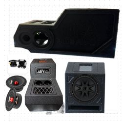 Consolé Chevy GMC Ported Box Subwoofer Kicker Cvx Speakers Tweeters