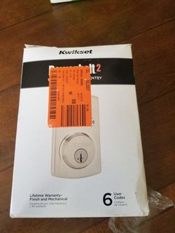 Kwikset Powerbolt Push Button Deadbolt 2-3/8"-2-3/4" Lo3