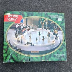 HOLIDAY SKATERS CHRISTMAS 1890