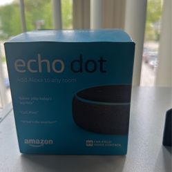 Echo Dot (Brand New) & Never Used 
