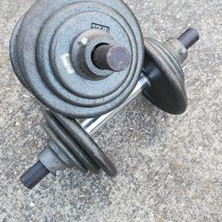 2 Ivanko Adjustable Dumbbells, Non Olympic!