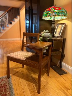 Antique Gossip Bench/Telephone Chair