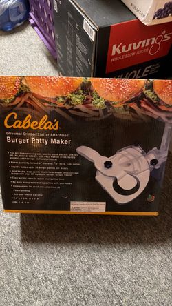 Cabela’s Attachment Burger Patty Maker