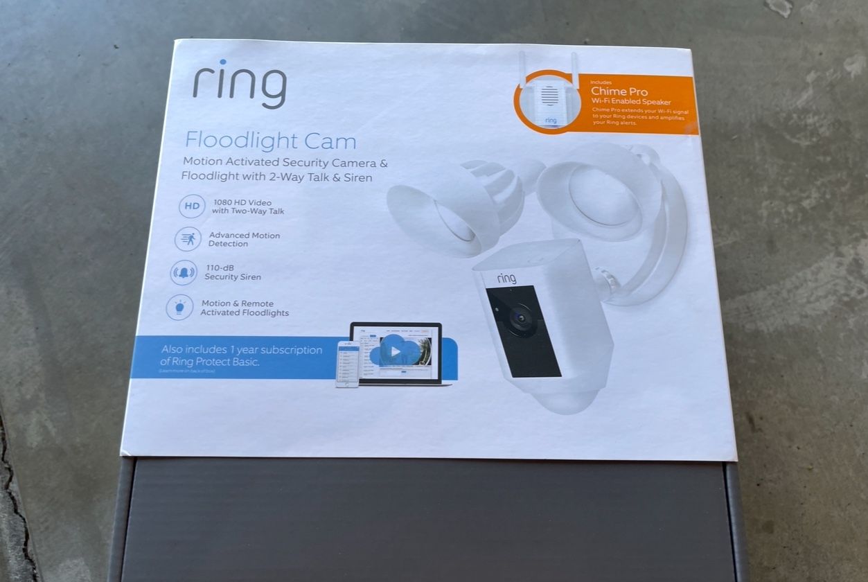 Ring Floodlight Plus With Chime Pro