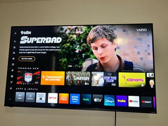 50” Smart Tv & Wall Mount