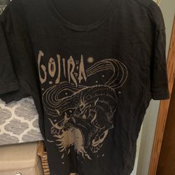 Gojira fall tour 2017 merch band t-shirt size M Medium