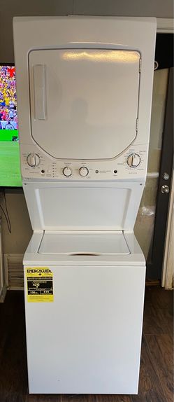 GE stackable washer & dryer