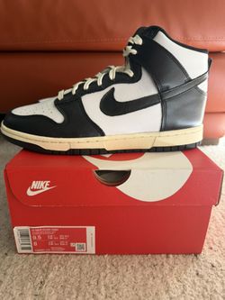 nike dunk high vintage black womens size 9.5 new
