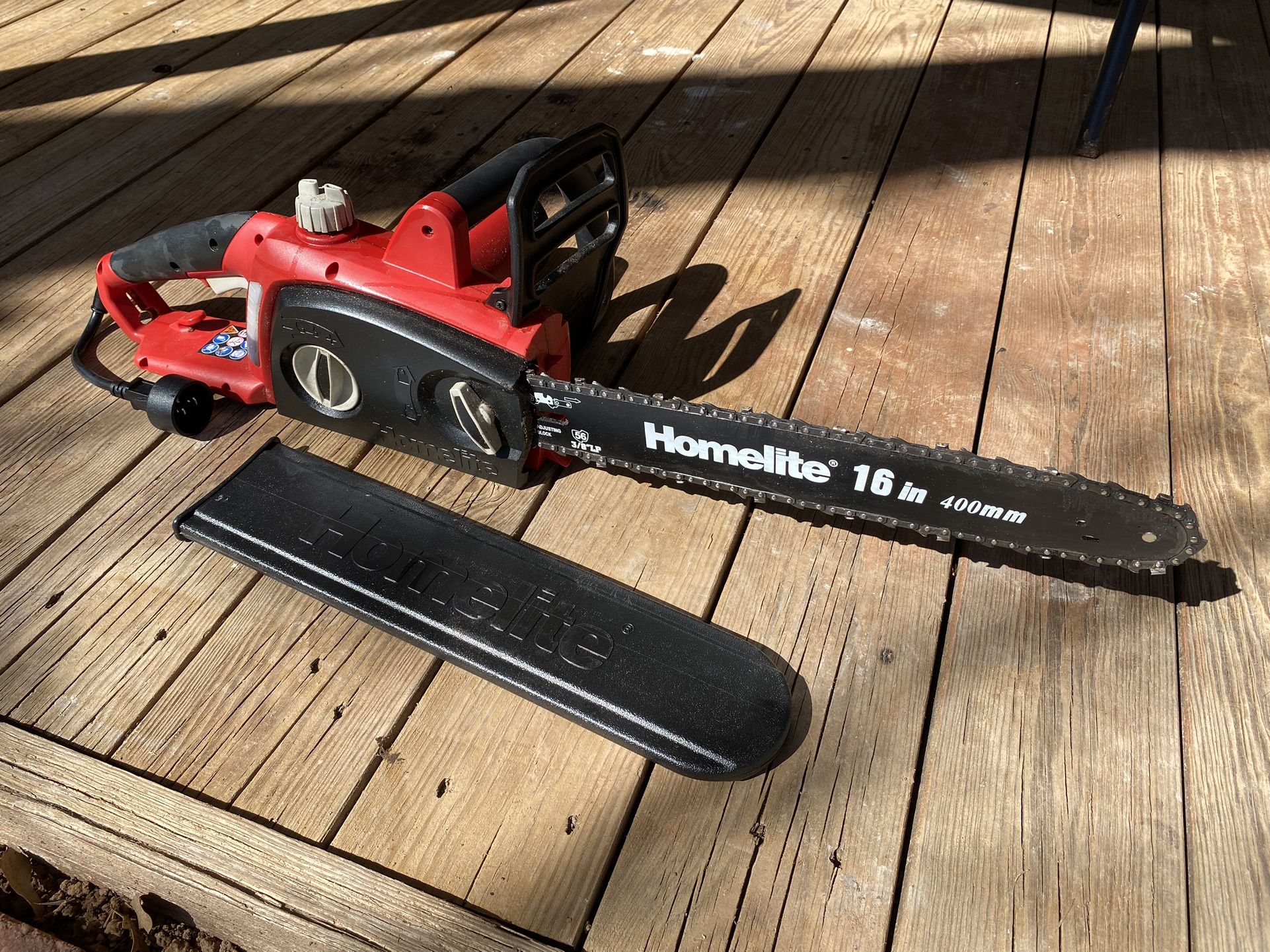16 inch Electric Chainsaw Homelite Corded