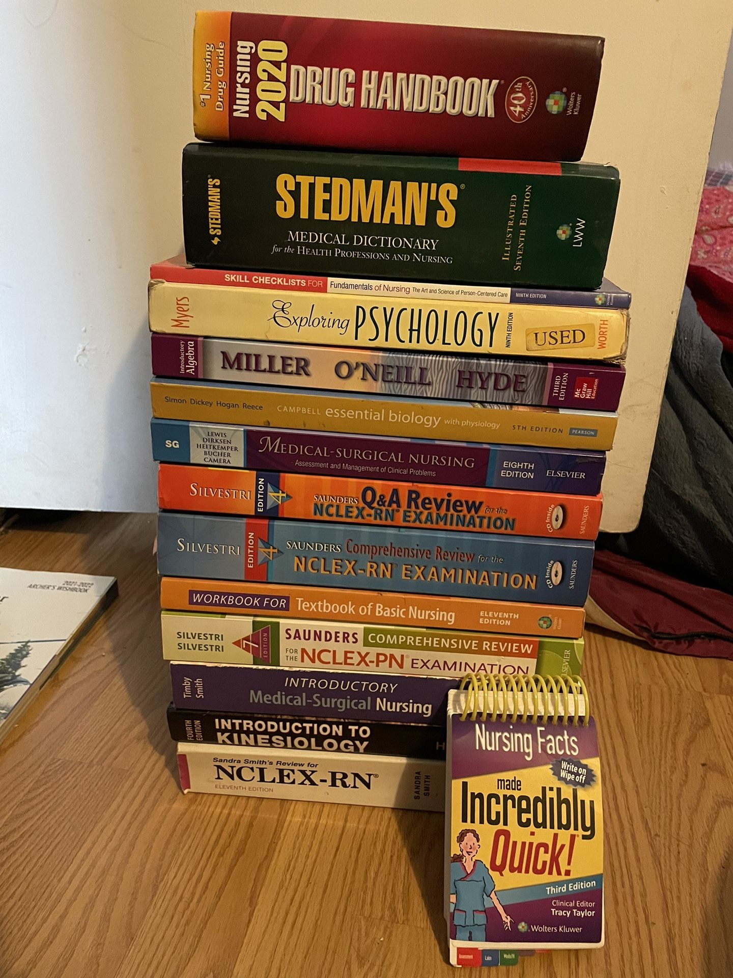 Various LVN/RN Paperback And Hardcovers