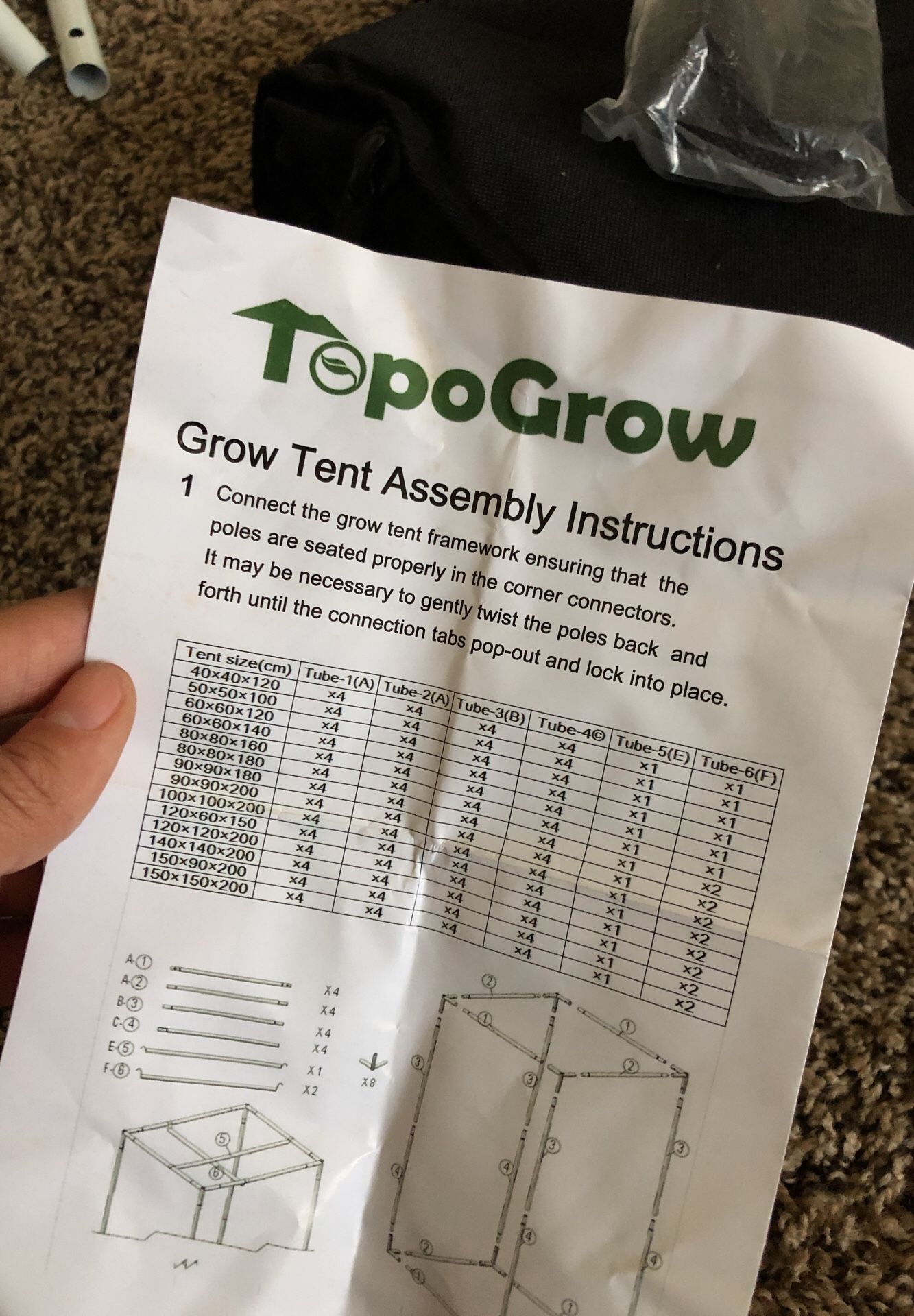 Topo Grow Grow Tent (Do your own research)