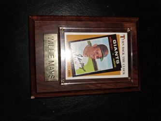 1971 Willie Mays Reprint Baseball Card