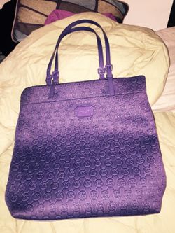 Michael Kors purple handbag