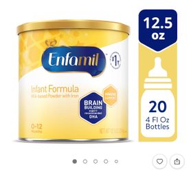 Enfamil Infant Powder Baby Formula with Iron 12.5 oz Can