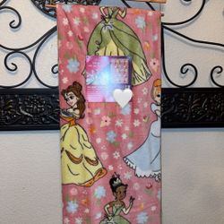 Disney Princess Throw Blanket ( Read Description) 