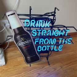 Neon Guinness sign