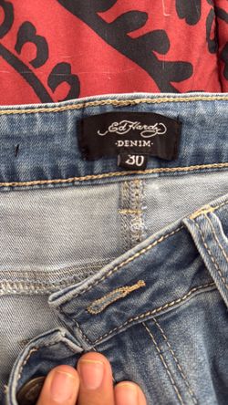 Size 30 Ed hardy wide cut jean