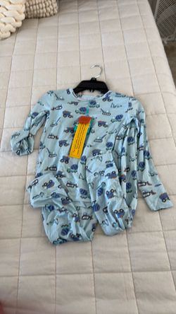 Kids Construction Truck Pajama Set