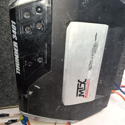 10 inch ma audio with amp mtx thunder