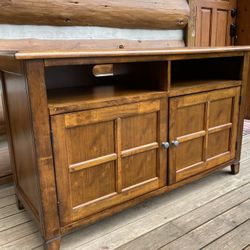 Wood and Slate top TV  Stand