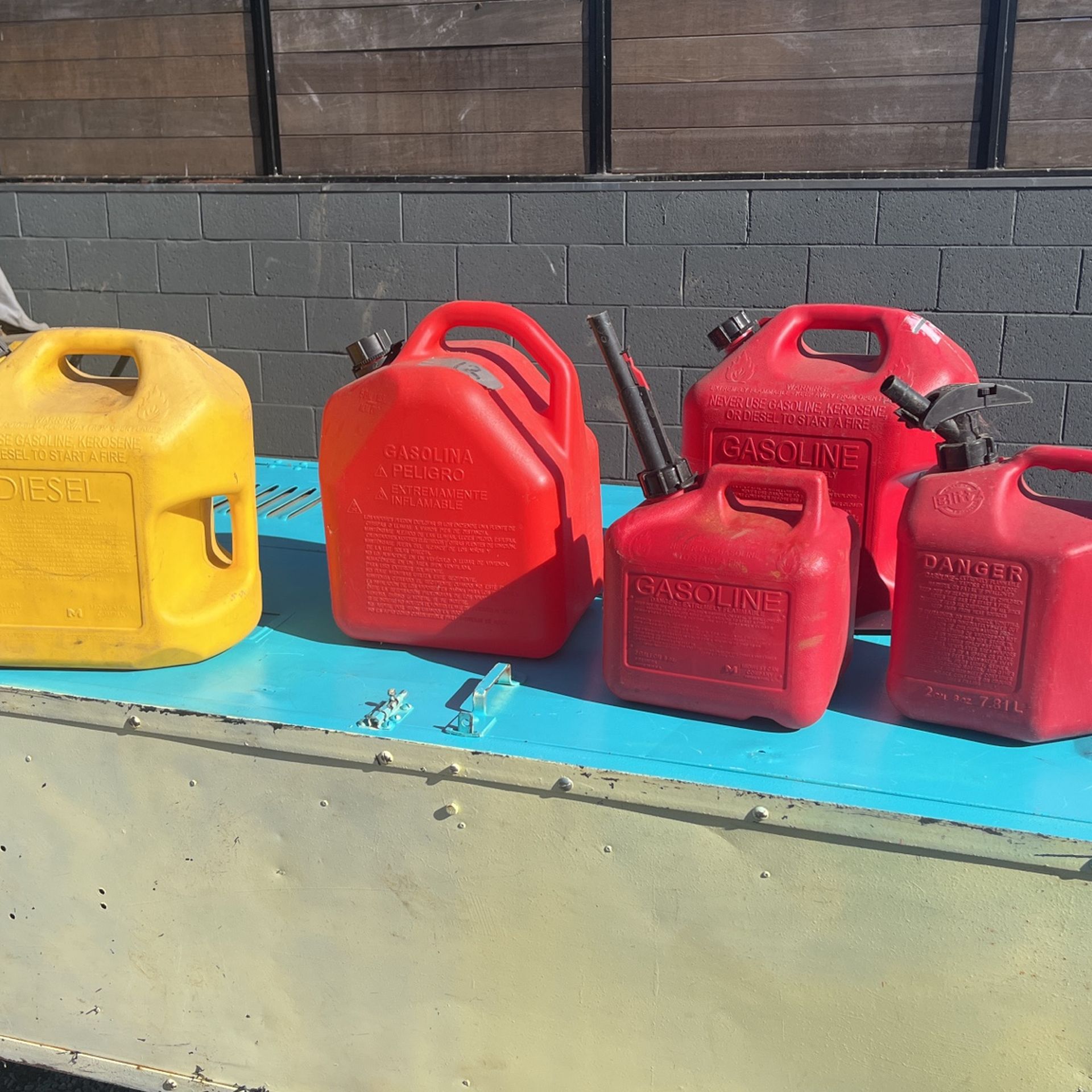 Diesel And Gas Cans