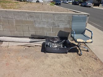 Free PATIO CHAIRS LAMPS CARPET
