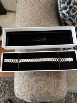 Jaxxon iced out Cuban men’s bracelet