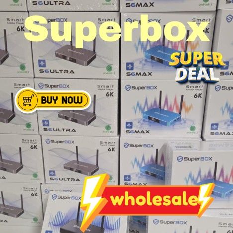 SUPERBOX S6 ULTRA - BRAND NEW TV BOX - AUTHORIZED DEALER - 1 YEAR WARRANTY ‼