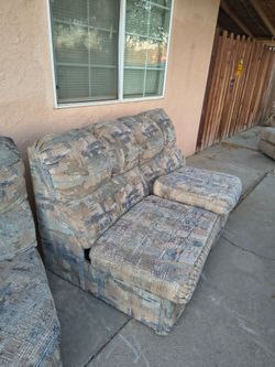 Free Sectional with hida bed