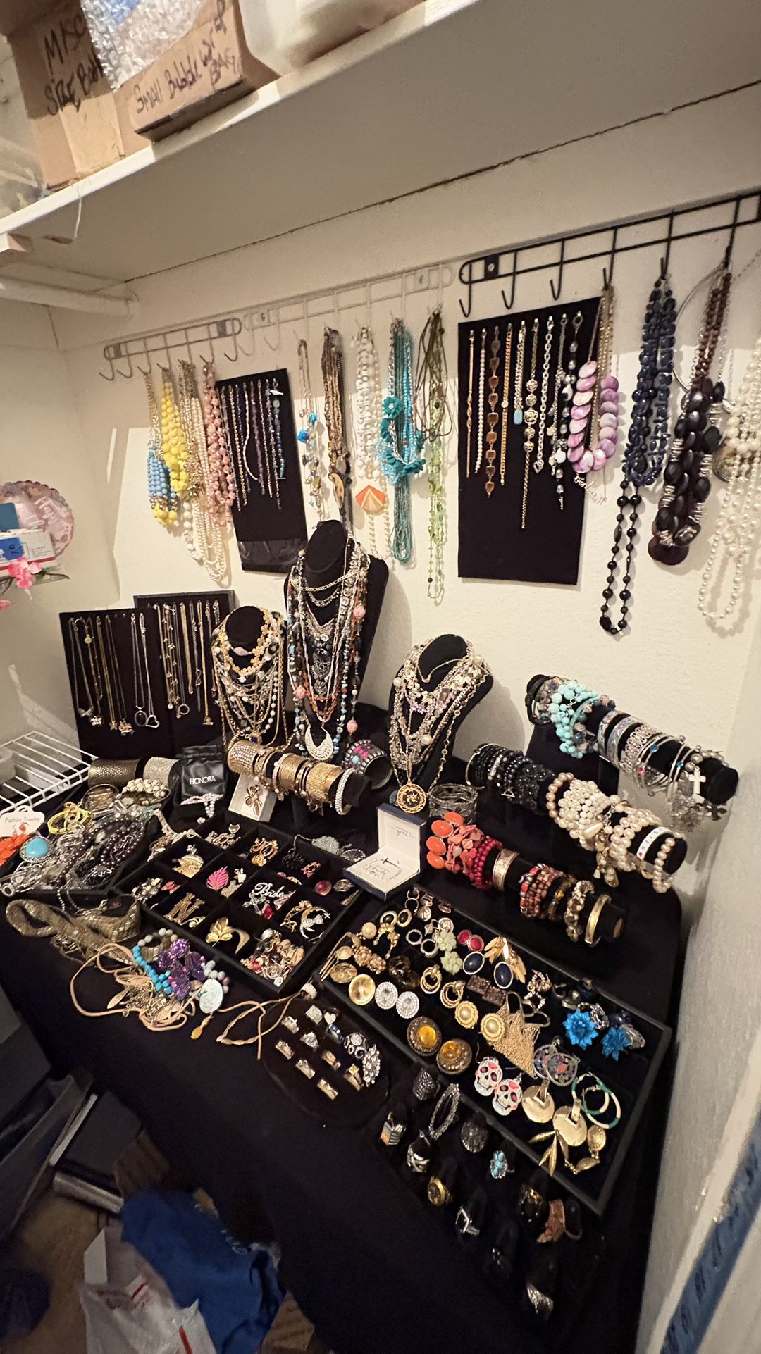 HUGE-ESTATE-VINTAGE-RETRO-MOD-Designer Lot! Honora,Monet,Napier,Norma Jean,18lbs