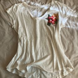 Gap White Tee, Has Very Small Stains M