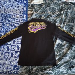 Born X Raised x Mister Cartoon Long Sleeve Shirt Size Large 