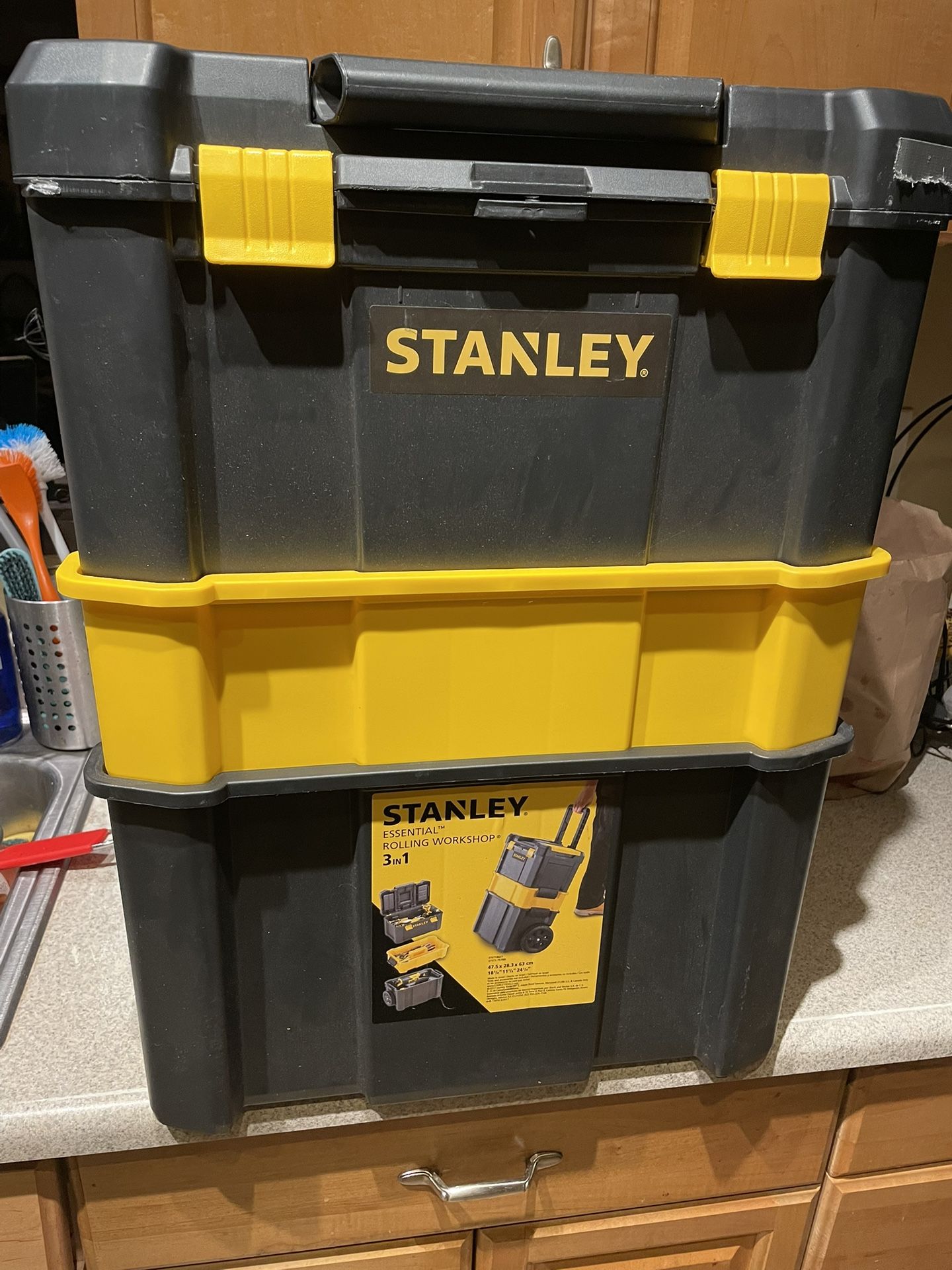 Rolling Organizer Tool Box Cart Like Milwaukee Mechanic Chest Storage