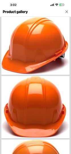Pyramex Safety SL Series Cap Style Hard Hat, 4-Point Snap Lock Suspension