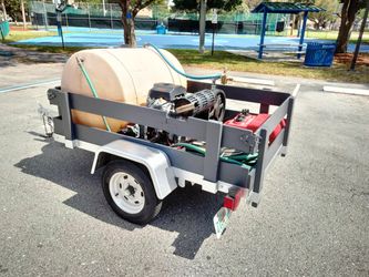 Pressure cCeaner and Trailer