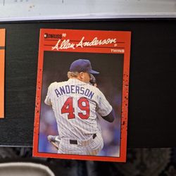 Allan Lee Anderson ERROR Card 