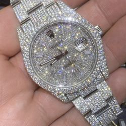 Rolex 41mm Vvs Datejust Natural Diamonds Box Papers Biy Sale Trade Cars Art Watches Gold Silver Coins Scrap 24k 14k