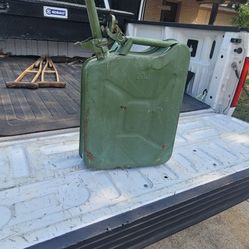 Vintage 1950s Military 5 Gallon Gas Can 