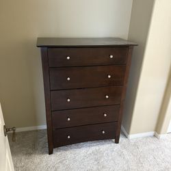 5-Drawer Wood Dresser – $100 OBO