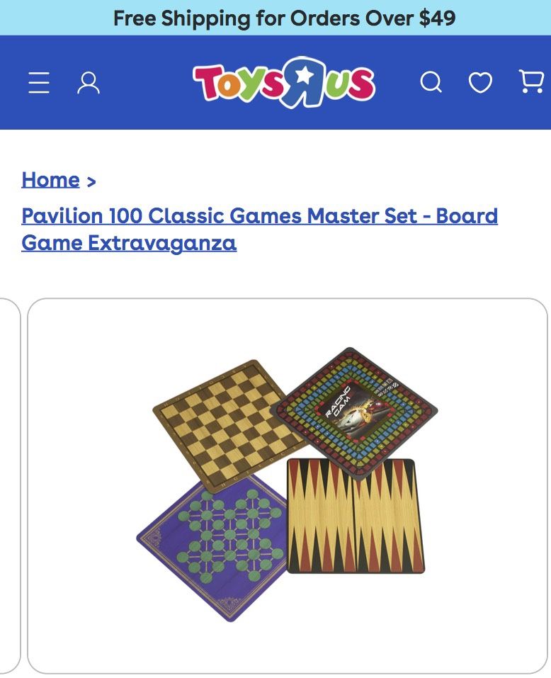 Pavilion 100 Classic Games Master Set!