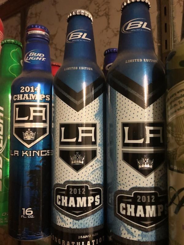 Collectable Beer Cans LA Kings And Other Budweiser Cans