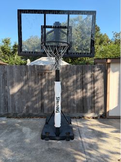 60" Spalding Portable Basketball Goal - Great Shape