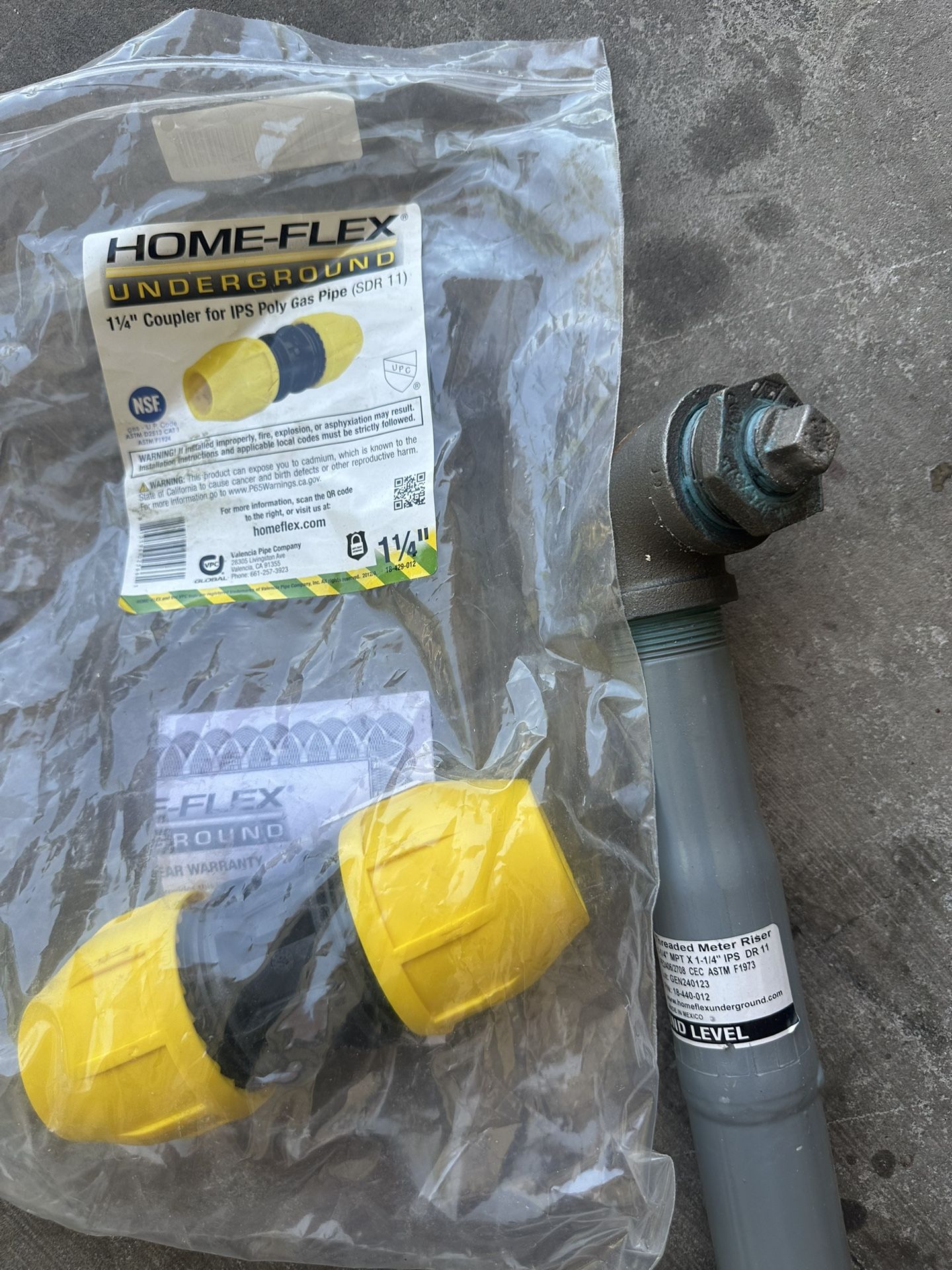 Gas Pipe 1-1/4 SDR 11.0