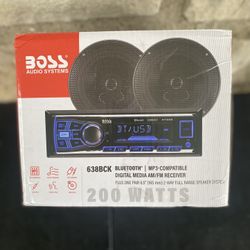 Boss Audi System kit Stereo & Speakers( pick up only ) $45