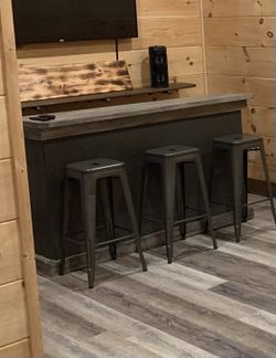 Custom Wood Bars Indoor/ Outdoor